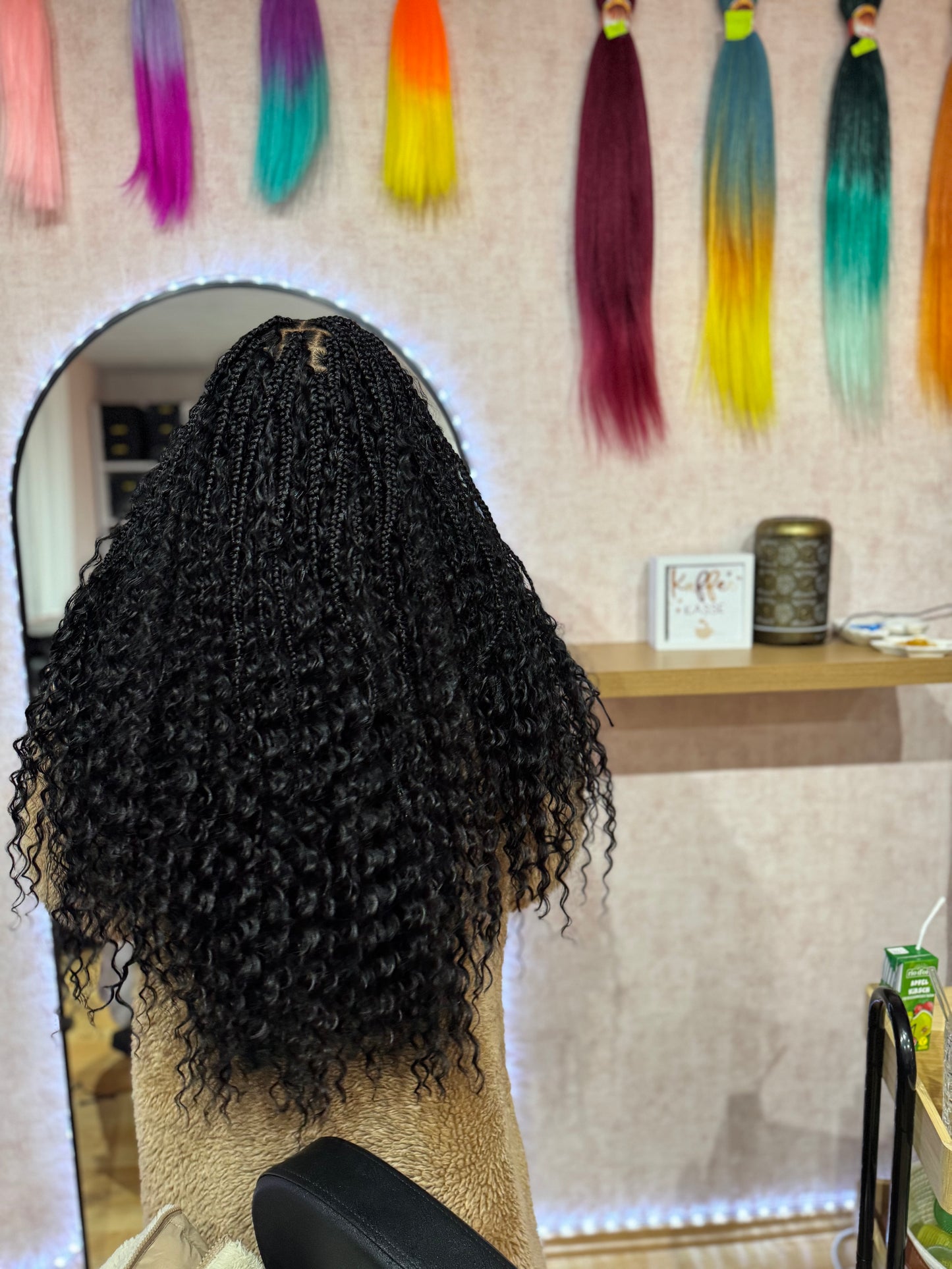 Deep Wave Bulk Hair – Extensions aus Synthetic Hair Premium Fiber Blend, 1B