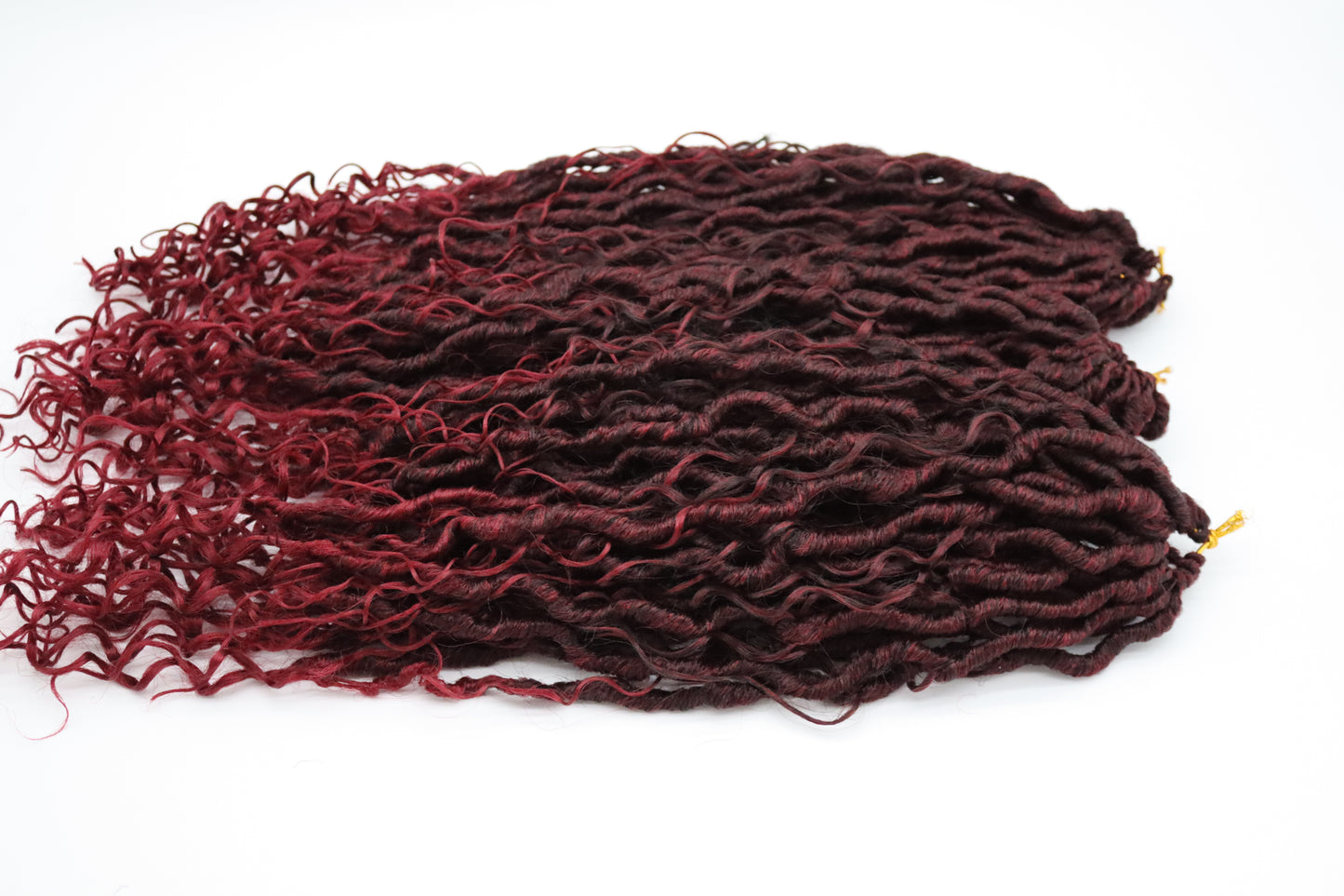3x River Locs Crotchet Braids 24S, 18", 1B BUG