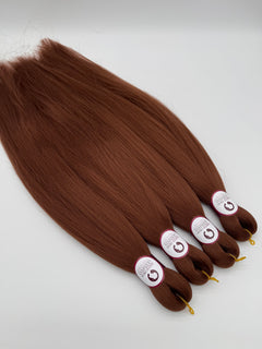 Premium Flechthaar (4er Set), ZIMT