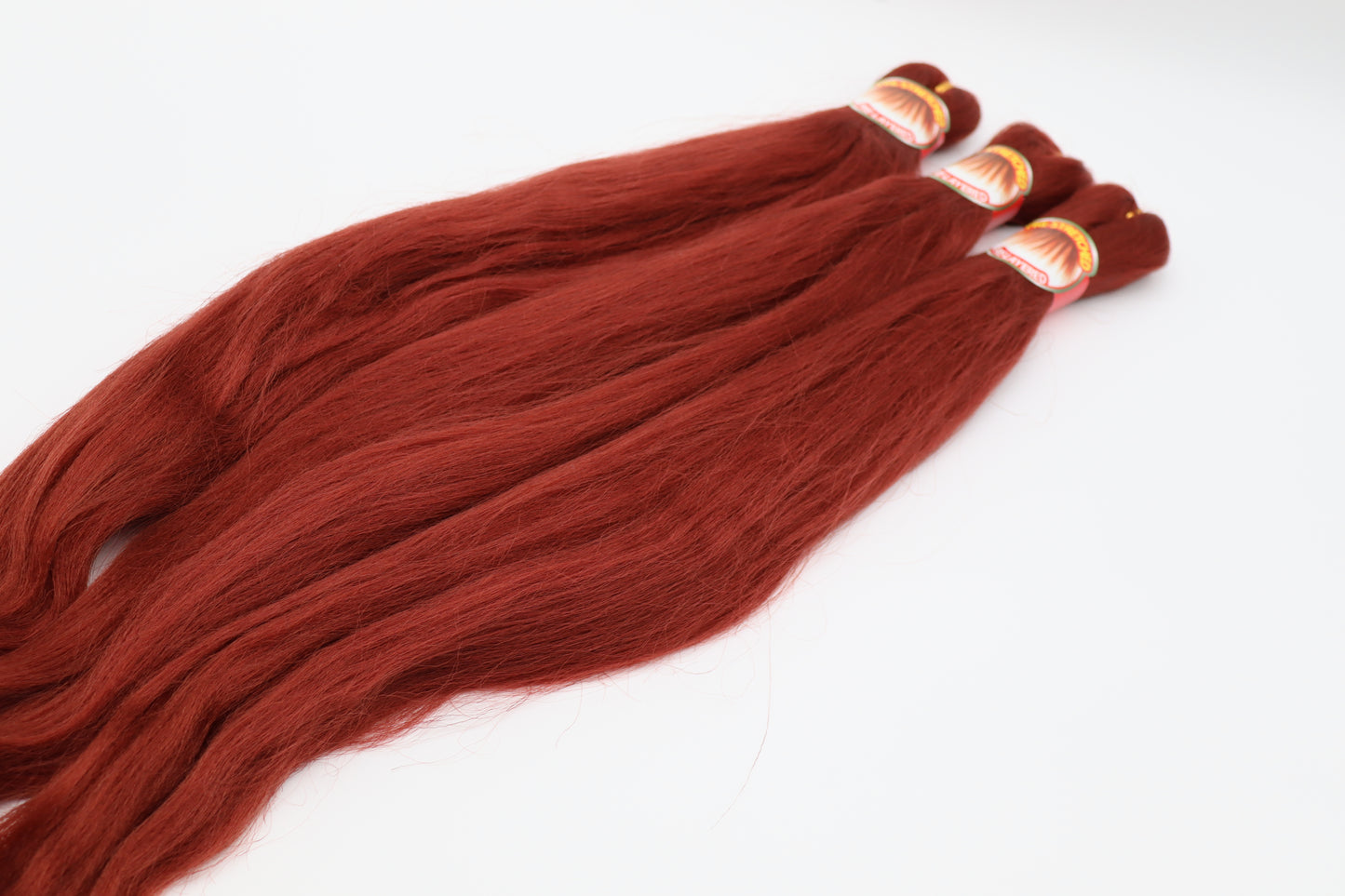 3x Pre- Stretched, Pre-Layered Braids, 26", 90g, einfarbig 350