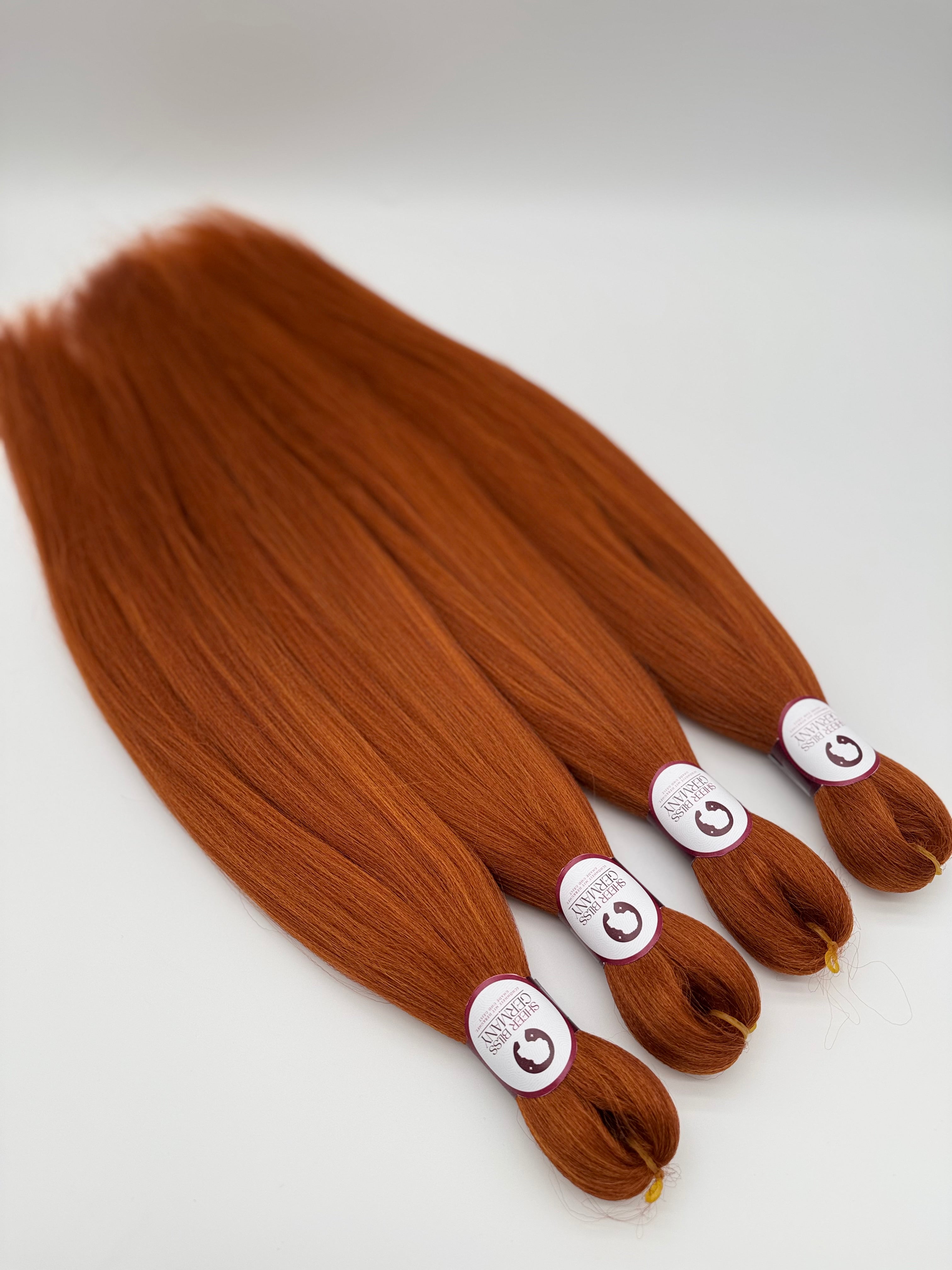 Premium Flechthaar (4er Set), HAVANNA