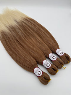 Premium Flechthaar (4er Set), LATTE
