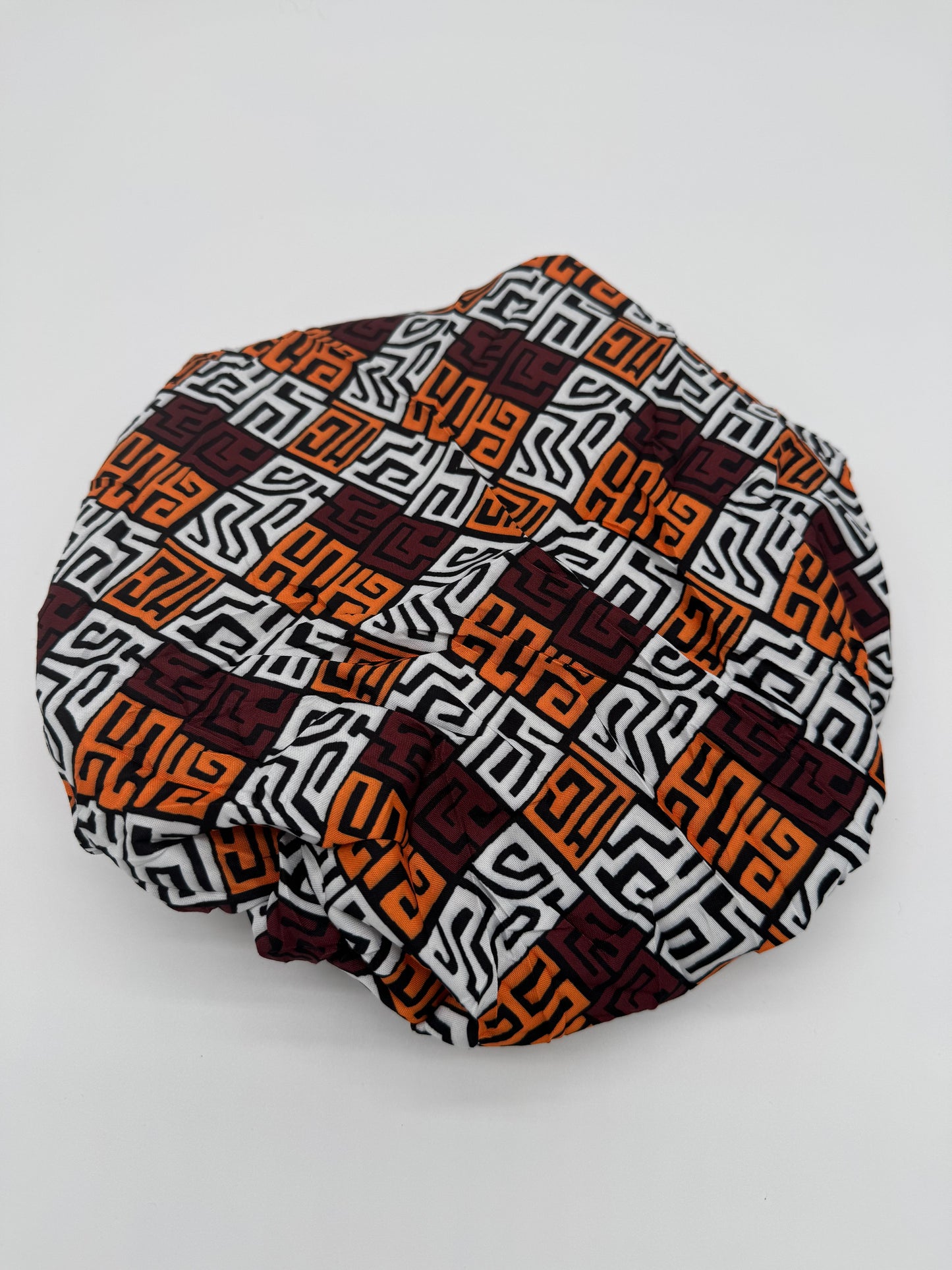 Große Duschhaube, Brown bogolan