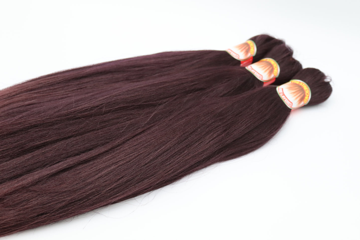 3x Pre- Stretched, Pre-Layered Braids, 26", 90g, einfarbig 99J