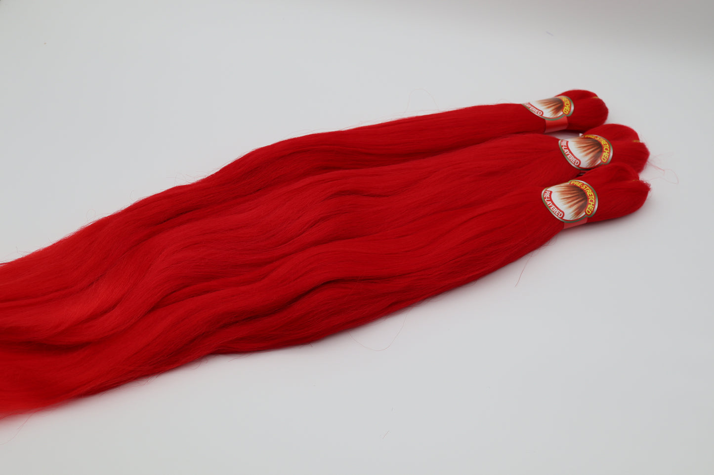 3x Pre- Stretched, Pre-Layered Braids, 26", 90g, einfarbig EZA20