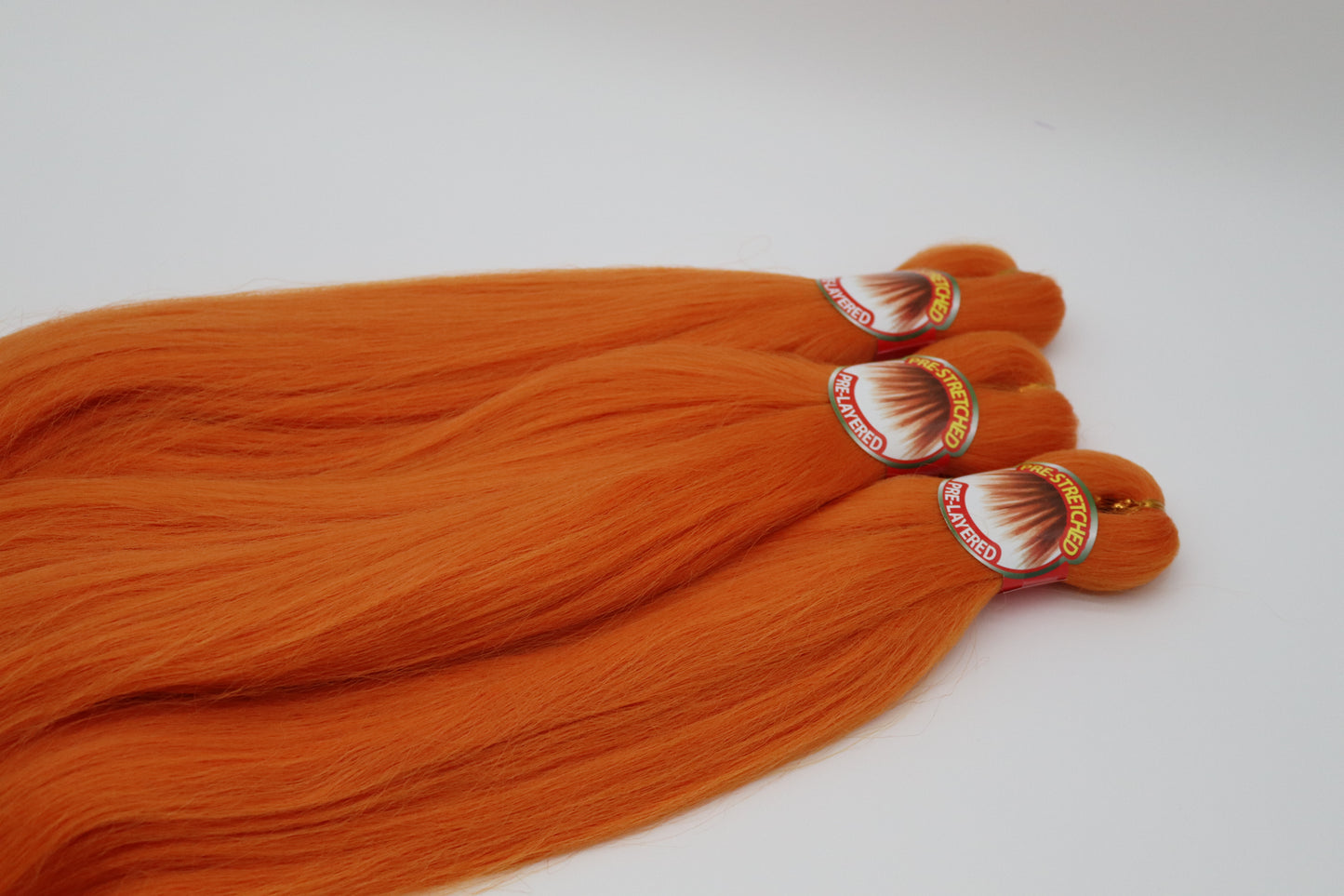 3x Pre- Stretched, Pre-Layered Braids, 26", 90g, einfarbig EZA24