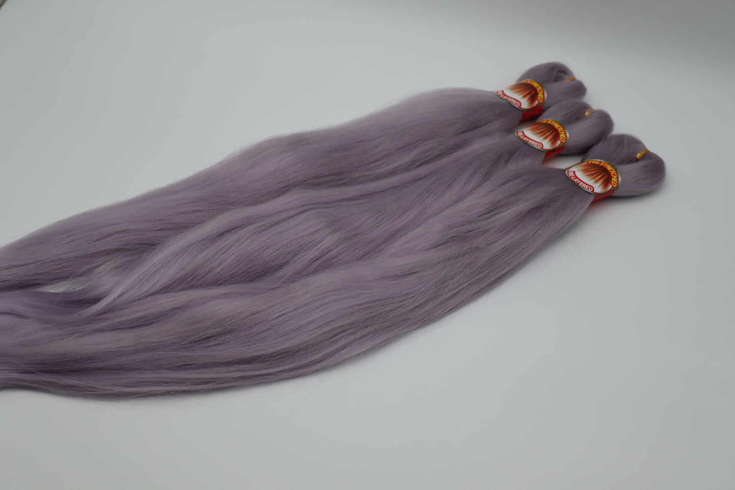 3x Pre- Stretched, Pre-Layered Braids, 26", 90g, einfarbig EZA31