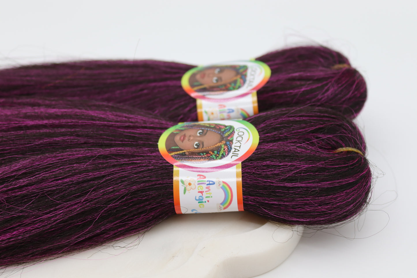 2x Cocktail Kids Braids - Antibakterielle Kinder-Braids in bunten Farben, 2-55