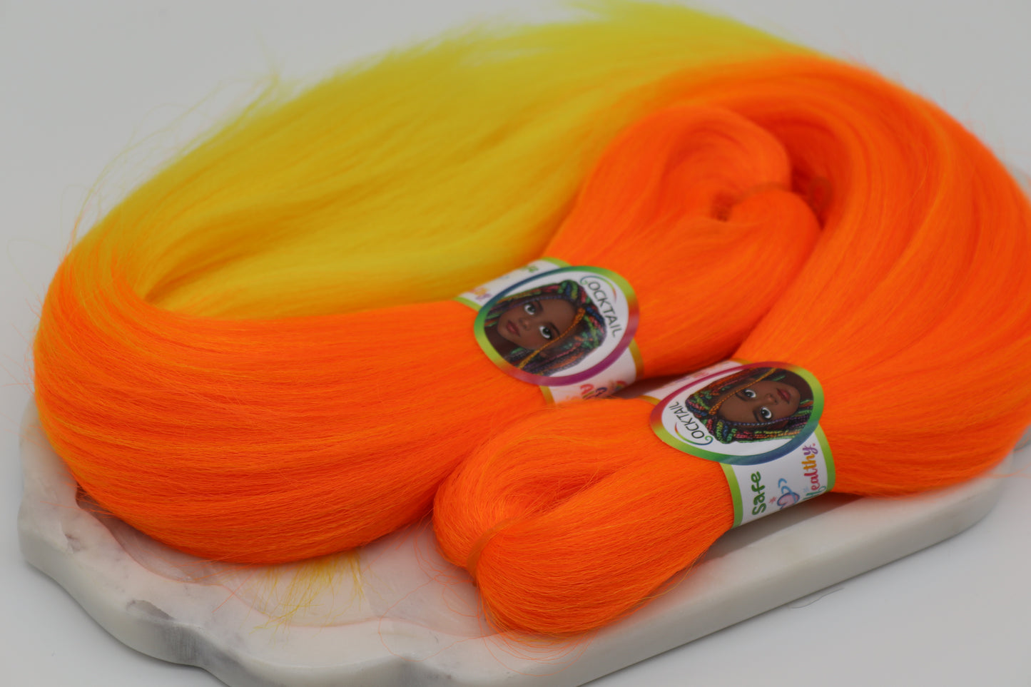 2x Cocktail Kids Braids - Antibakterielle Kinder-Braids in bunten Farben, 2-75