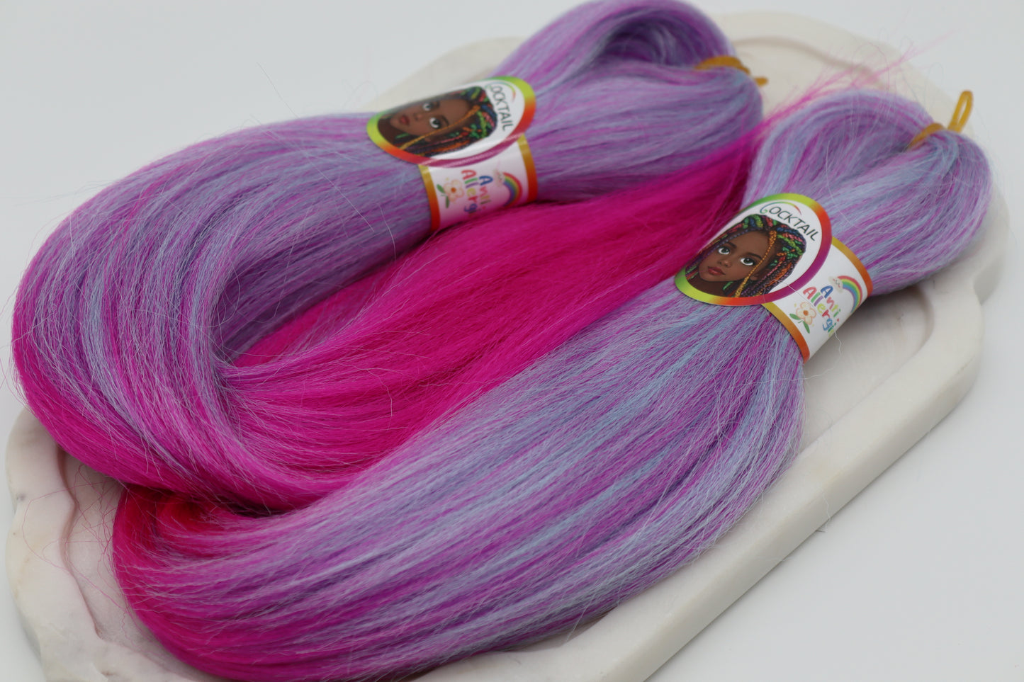 2x Cocktail Kids Braids - Antibakterielle Kinder-Braids in bunten Farben, 2-13