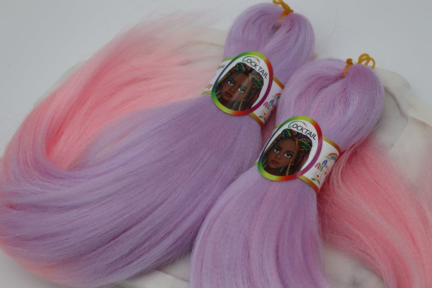 2x Cocktail Kids Braids - Antibakterielle Kinder-Braids in bunten Farben, 2-17