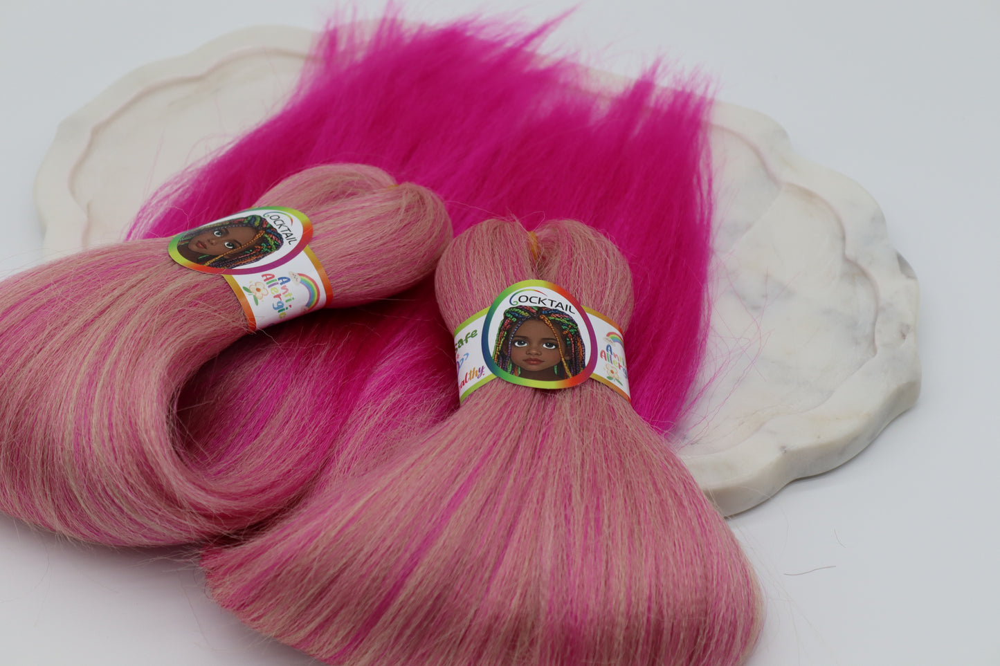 2x Cocktail Kids Braids - Antibakterielle Kinder-Braids in bunten Farben, 2-64