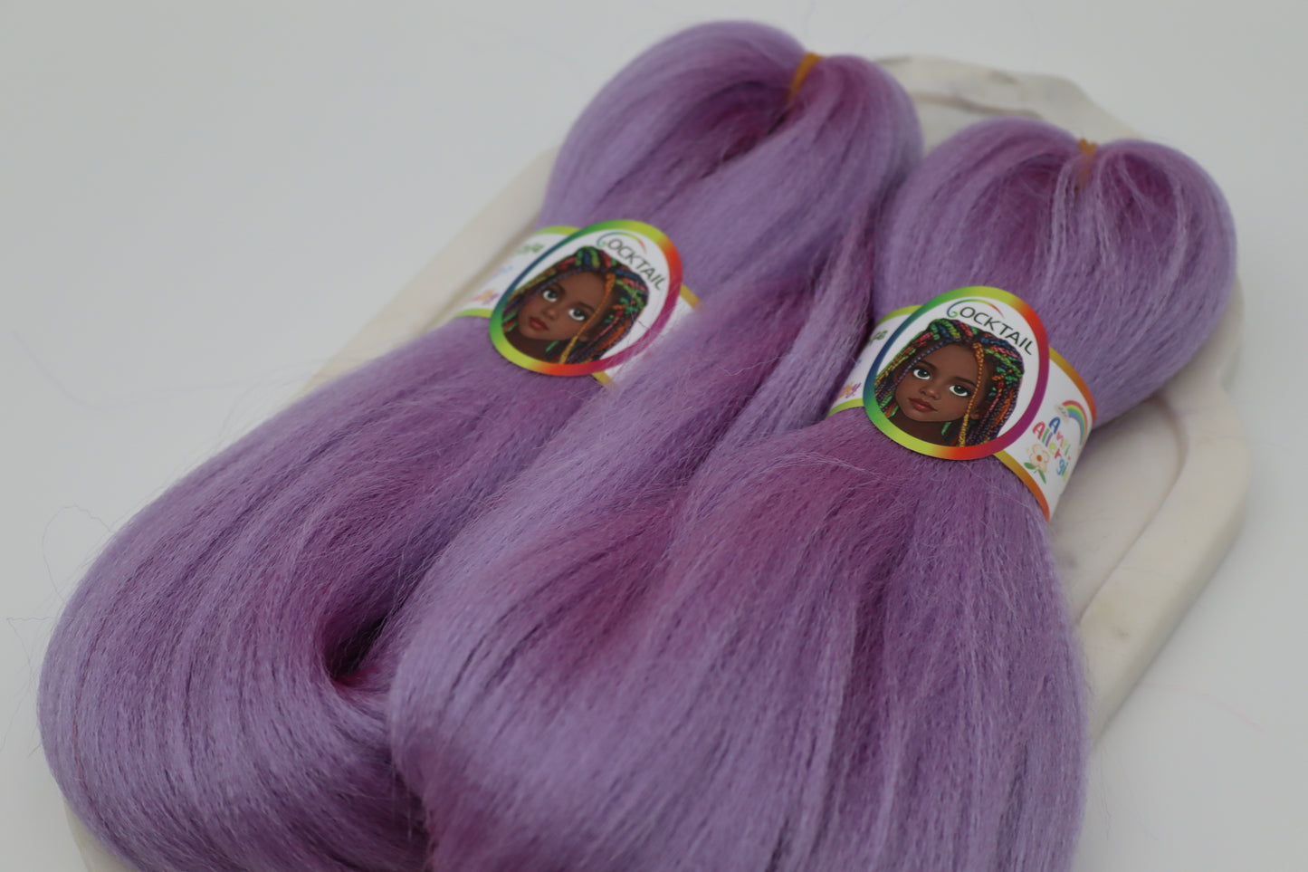 2x Cocktail Kids Braids - Antibakterielle Kinder-Braids in bunten Farben, 1-53
