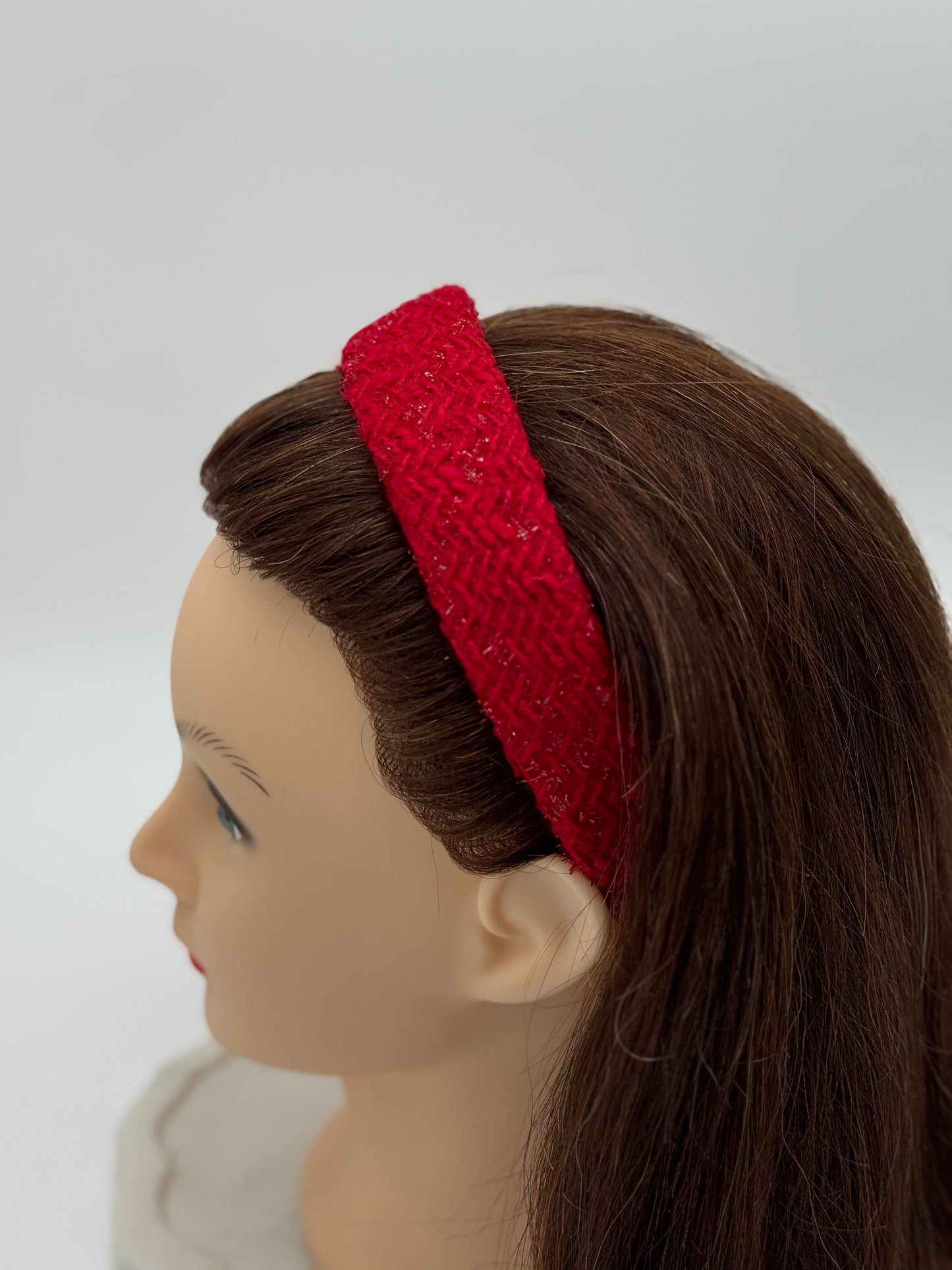 1 Stk. Handgemachte Weihnachts-Haarbänder – Festliche Accessoires für die Feiertage