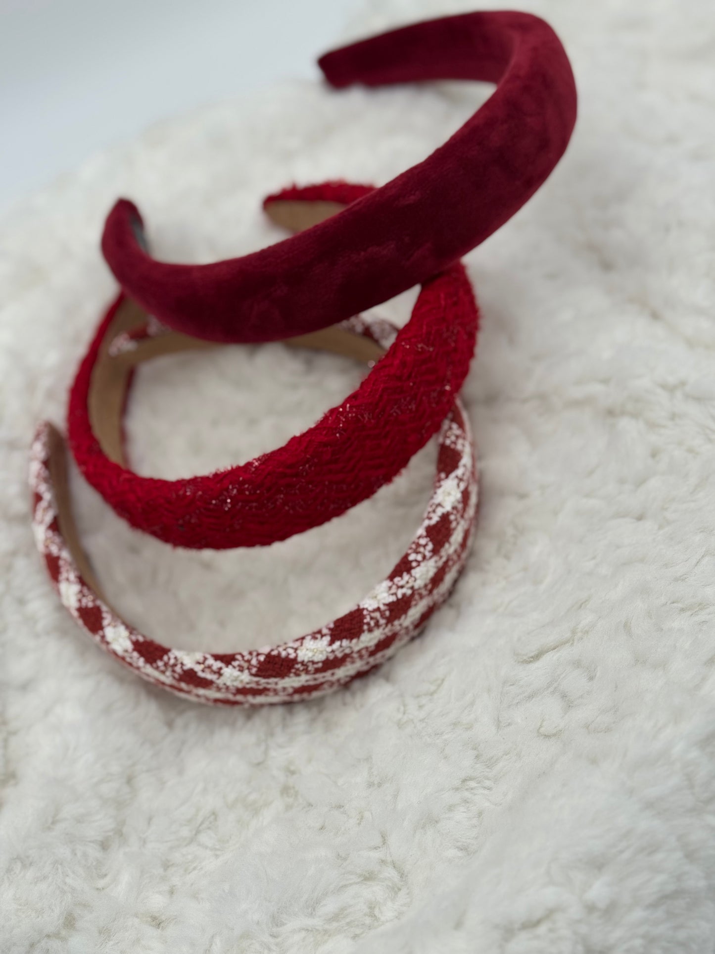 1 Stk. Handgemachte Weihnachts-Haarbänder – Festliche Accessoires für die Feiertage