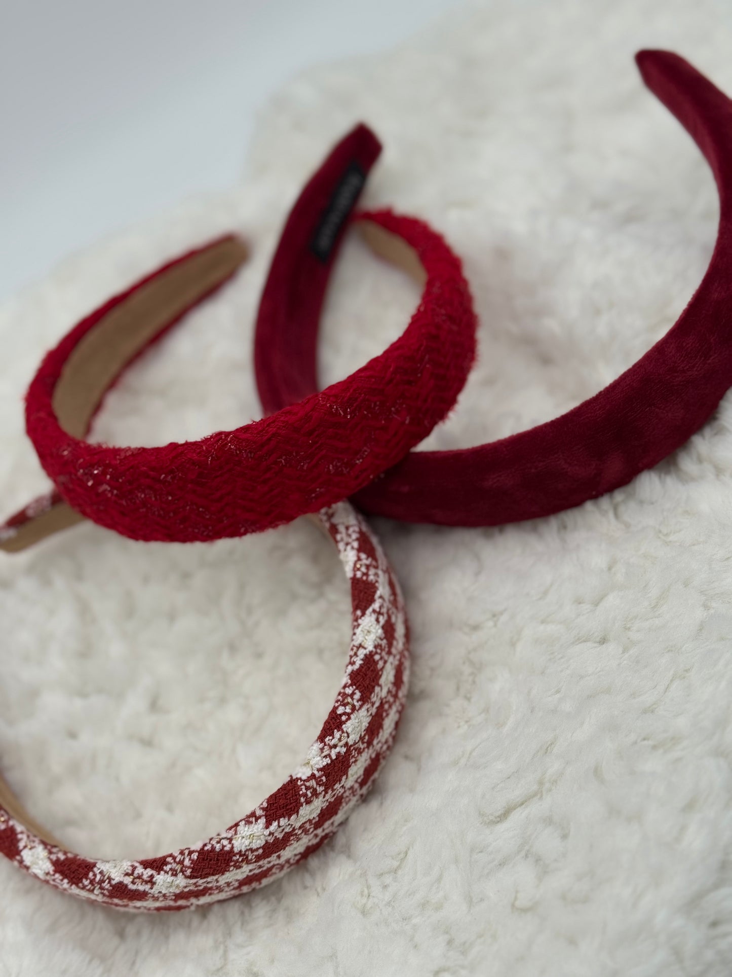 1 Stk. Handgemachte Weihnachts-Haarbänder – Festliche Accessoires für die Feiertage