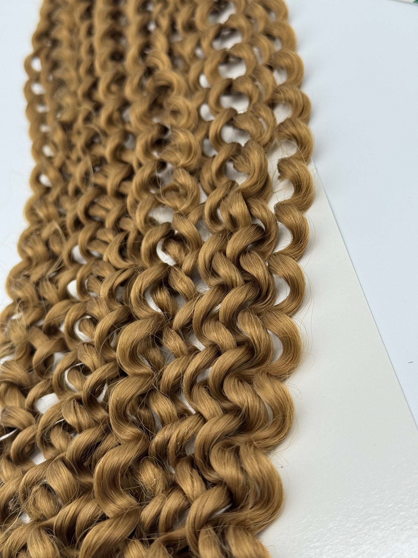 Water Wave Bulk Hair – Extensions aus Synthetic Hair Premium Fiber Blend, 27