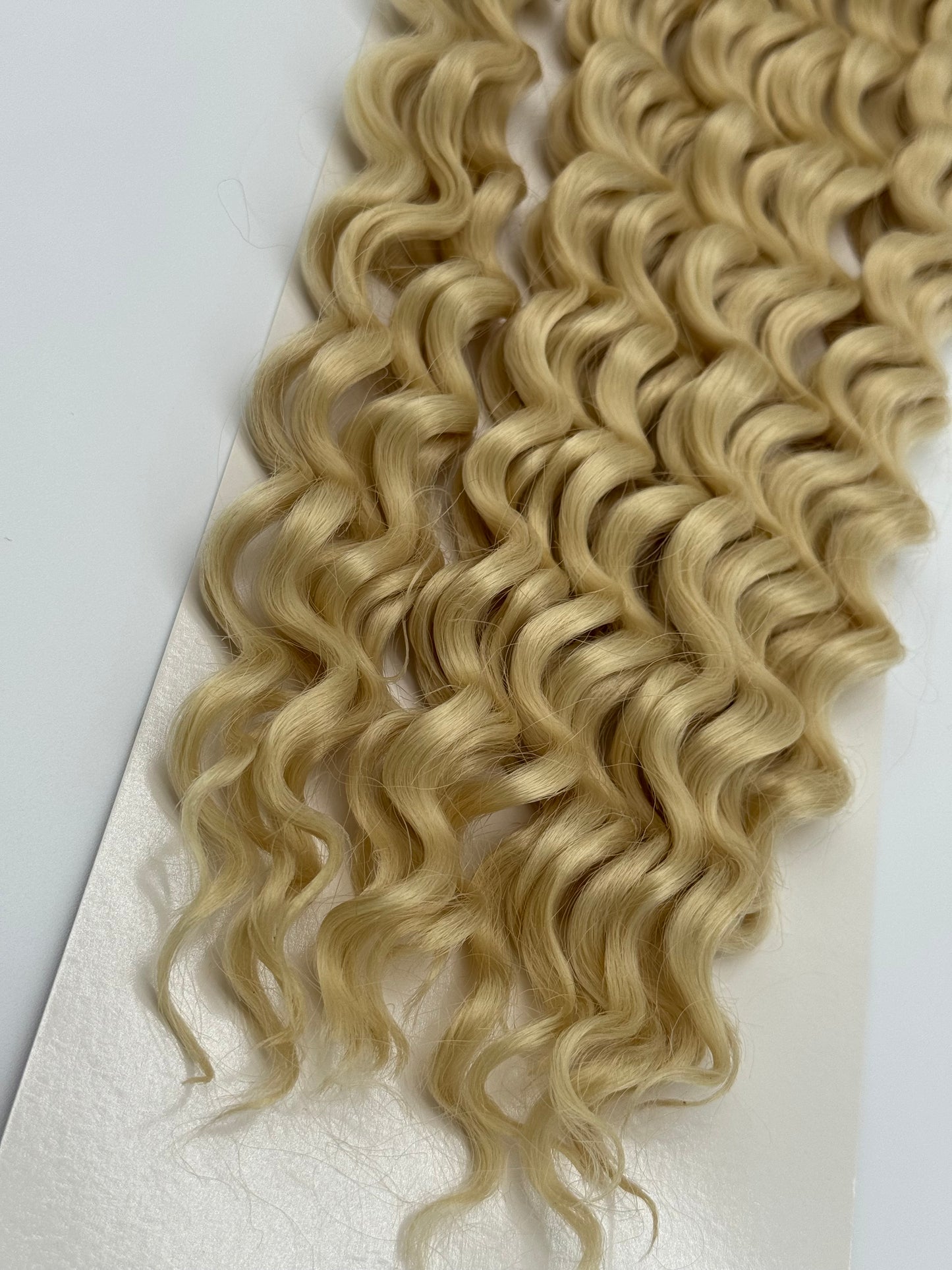 Deep Wave Bulk Hair – Extensions aus Synthetic Hair Premium Fiber Blend, 613