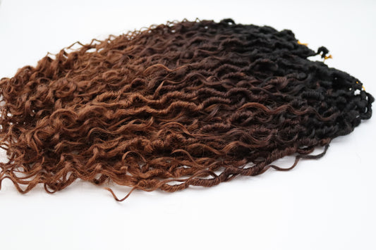 3x River Locs Crotchet Braids 24S, 18"