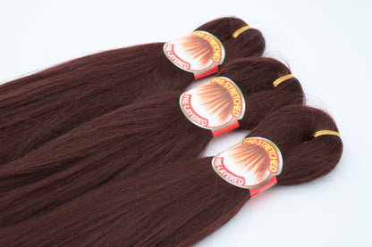 3x Pre- Stretched, Pre-Layered Braids, 26", 90g, einfarbig 33