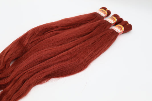 3x Pre- Stretched, Pre-Layered Braids, 26", 90g, einfarbig 350