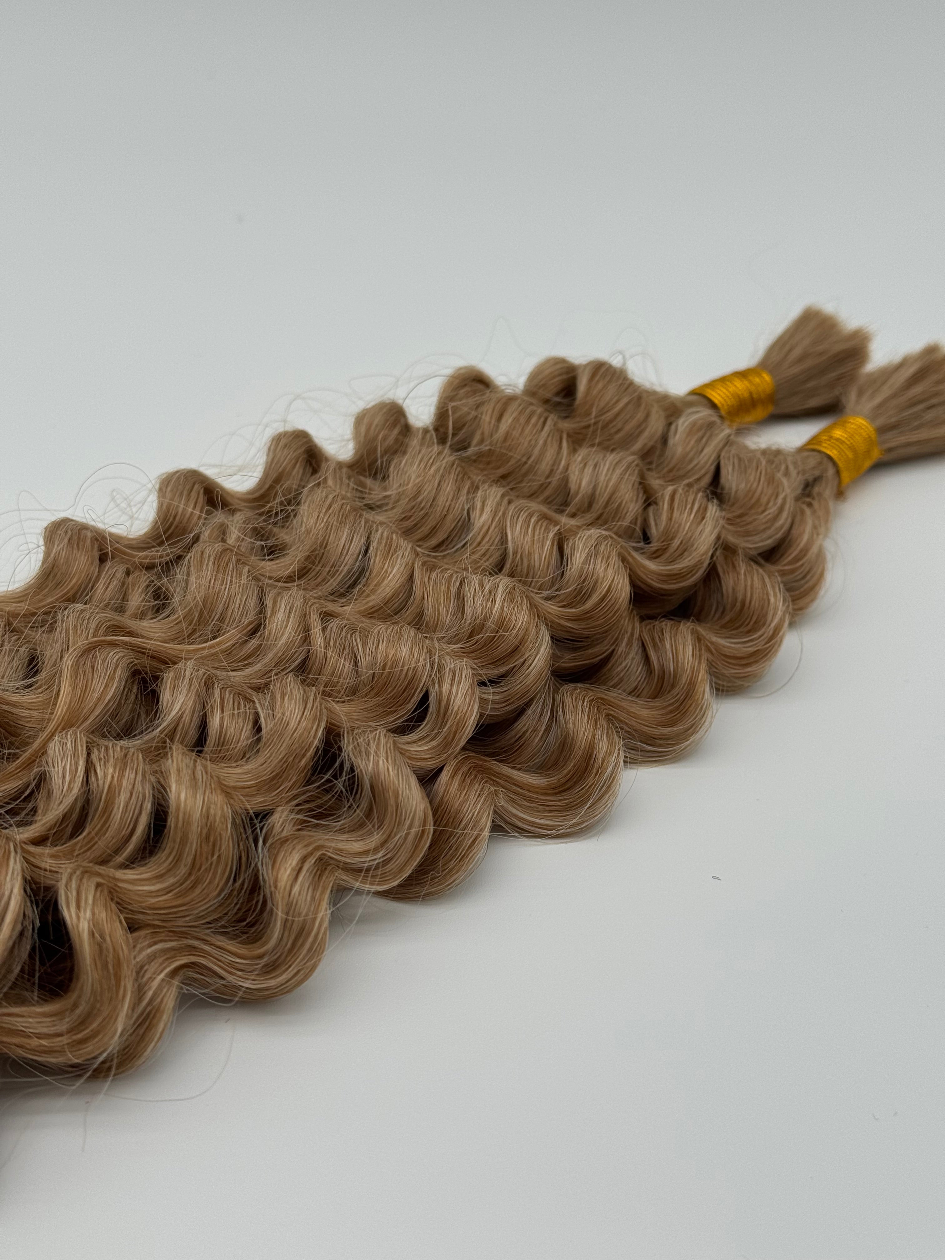 Deep Wave Bulk Hair – Extensions aus Synthetic Hair Premium Fiber Blend, M613/27