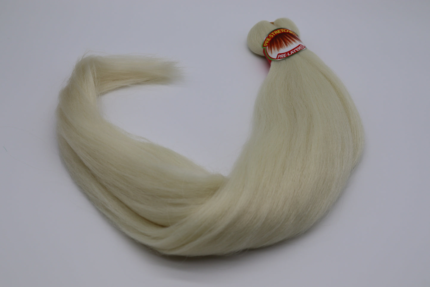 3x Pre- Stretched, Pre-Layered Braids, 26", 90g, einfarbig 613