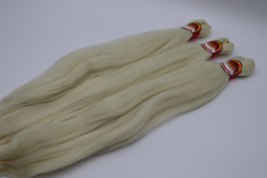 3x Pre- Stretched, Pre-Layered Braids, 26", 90g, einfarbig 613