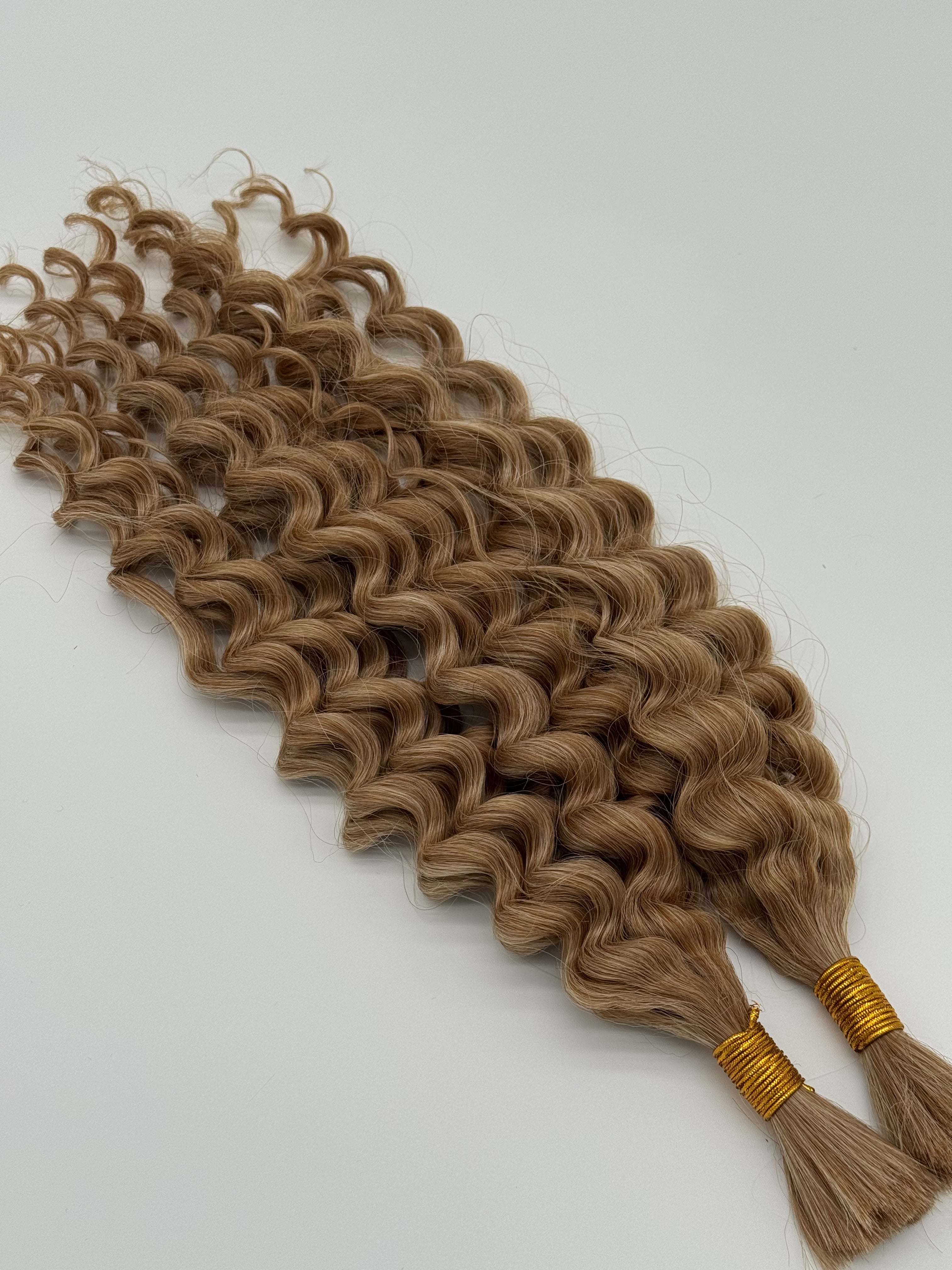 Deep Wave Bulk Hair – Extensions aus Synthetic Hair Premium Fiber Blend, M613/27