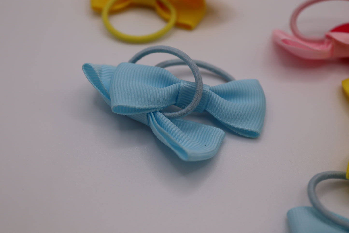 8 Stk. Haarschleifen Kinder mit Gummiband