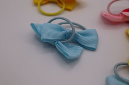 8 Stk. Haarschleifen Kinder mit Gummiband