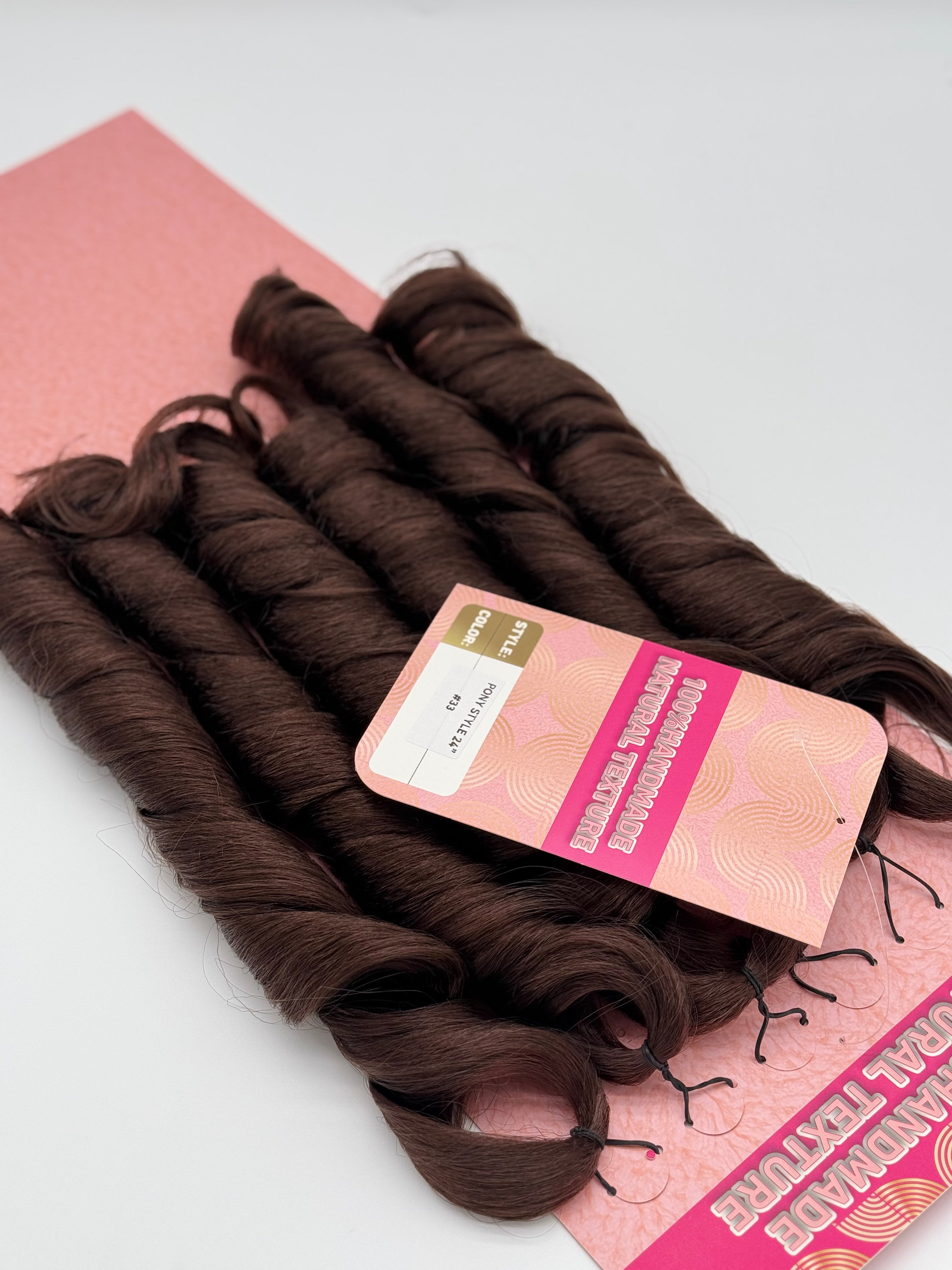 French Curls Flechthaare (1 Set), 33