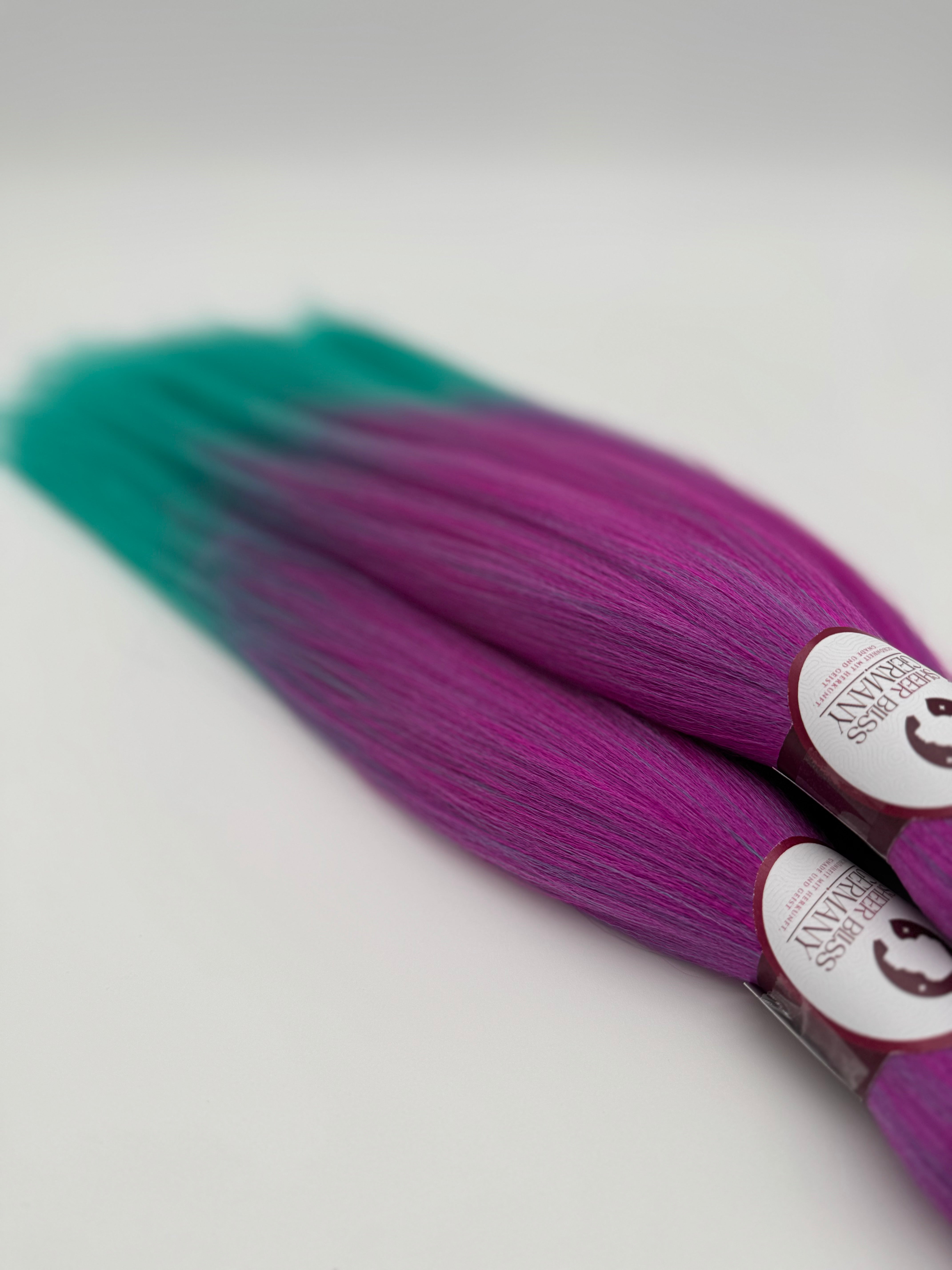 Exklusives Kinder- Flechthaar, Hibiskus (3er Set)