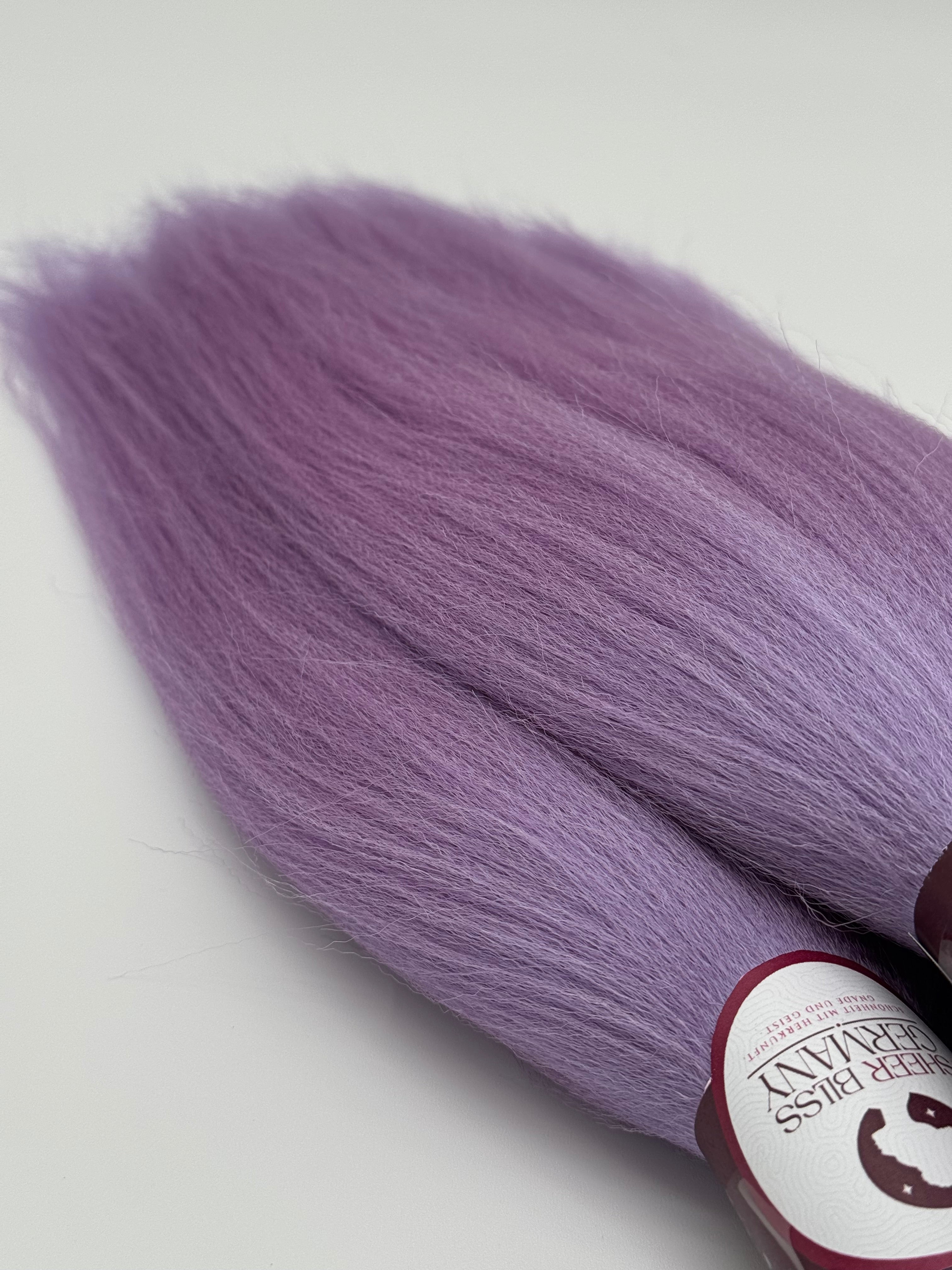 Exklusives Kinder-Flechthaar , LAVENDEL (3er Set)