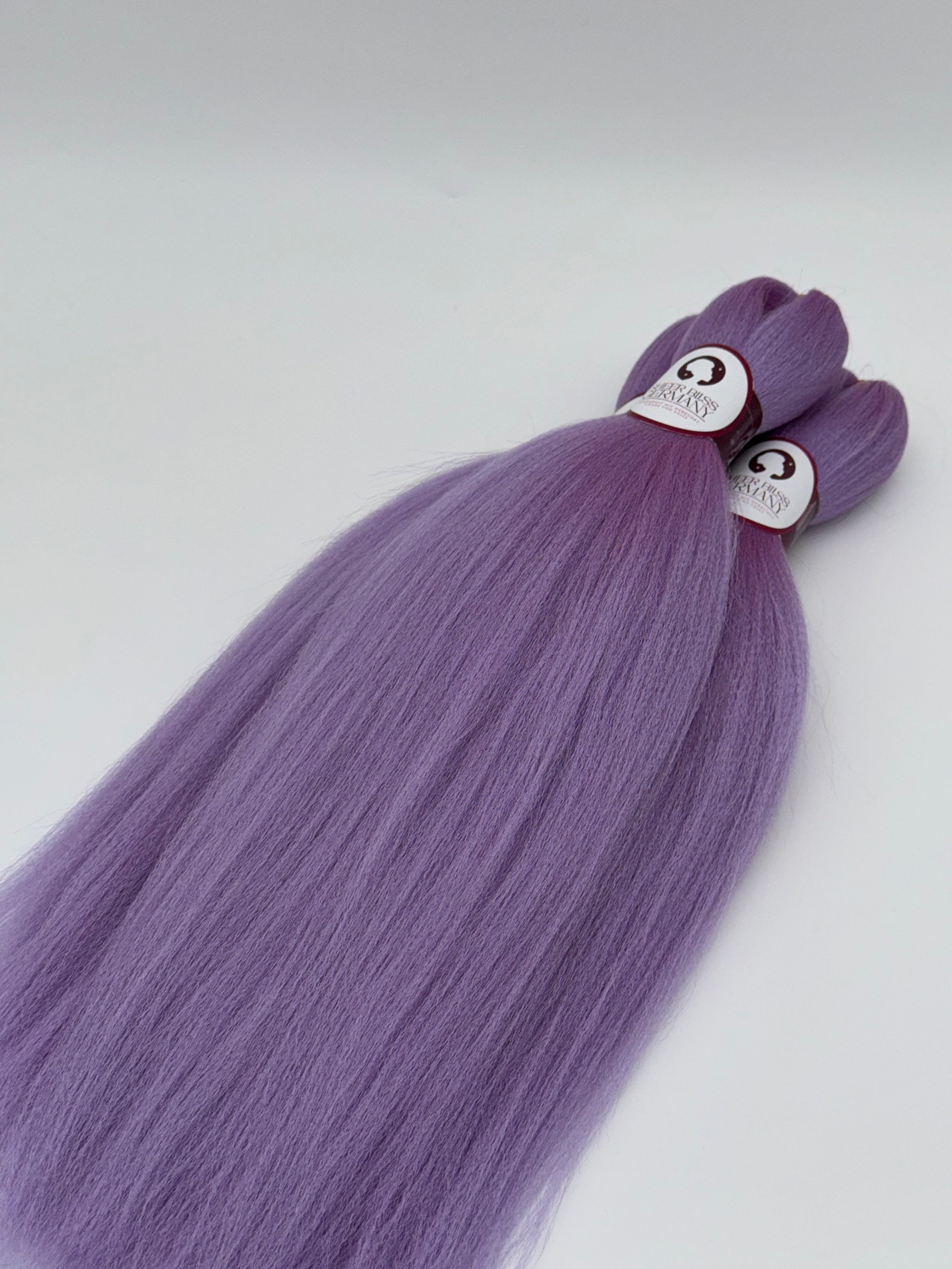 Exklusives Kinder-Flechthaar , LAVENDEL (3er Set)
