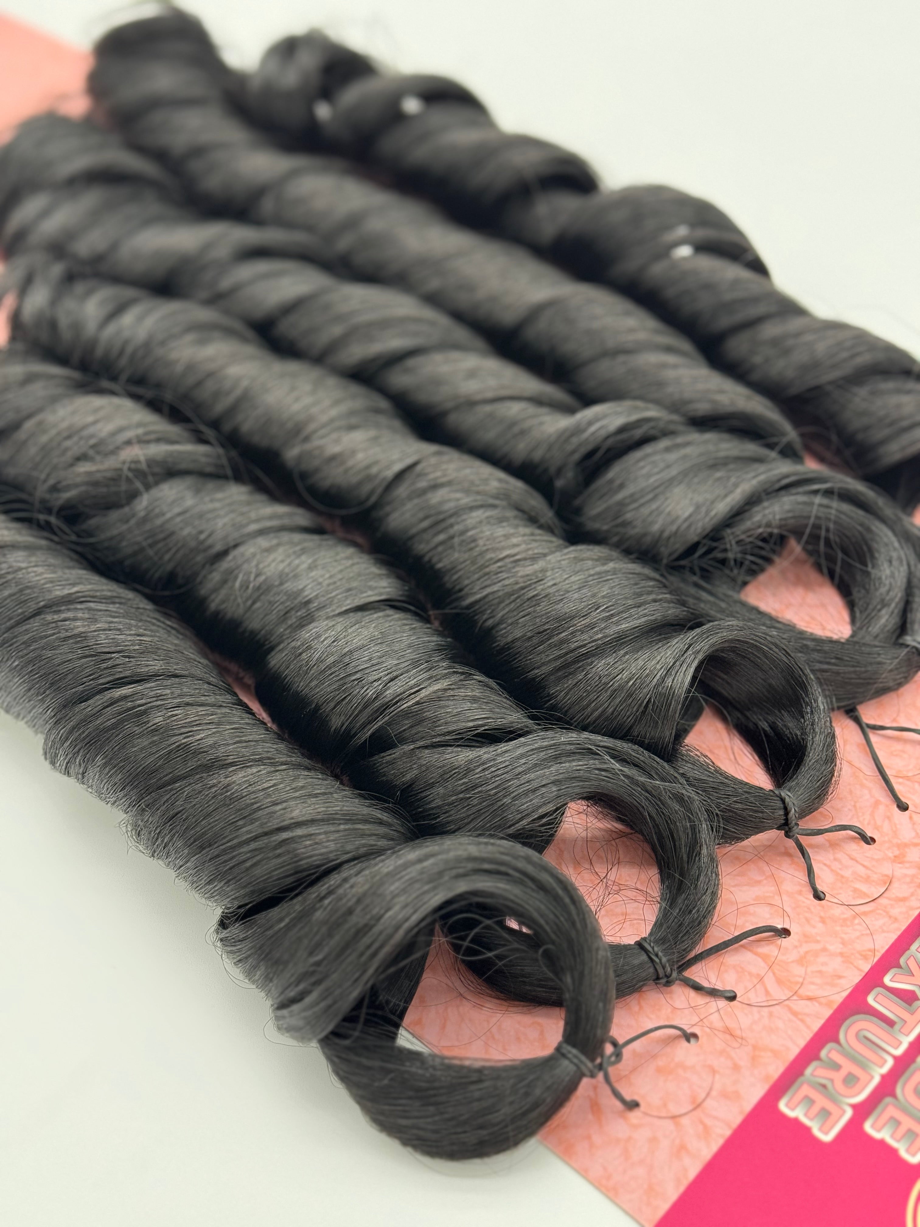 French Curls Flechthaare (1 Set), 1B