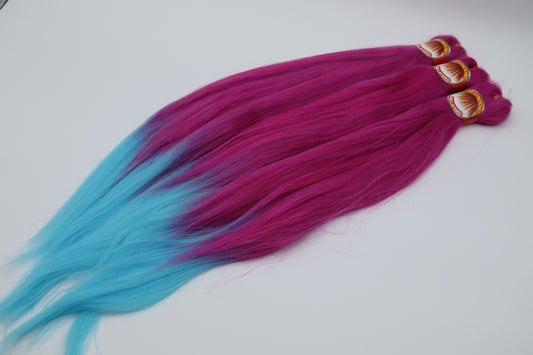 3x Pre- Stretched, Pre-Layered Braids, 26", 90g, zweifarbig EZB30