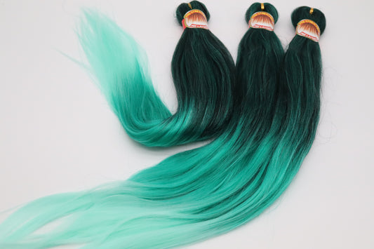 3x Pre- Stretched, Pre-Layered Braids, 26", 90g, dreifarbig EZC13