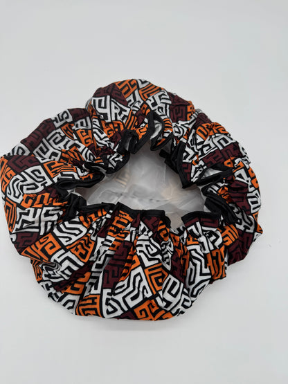 Große Duschhaube, Brown bogolan