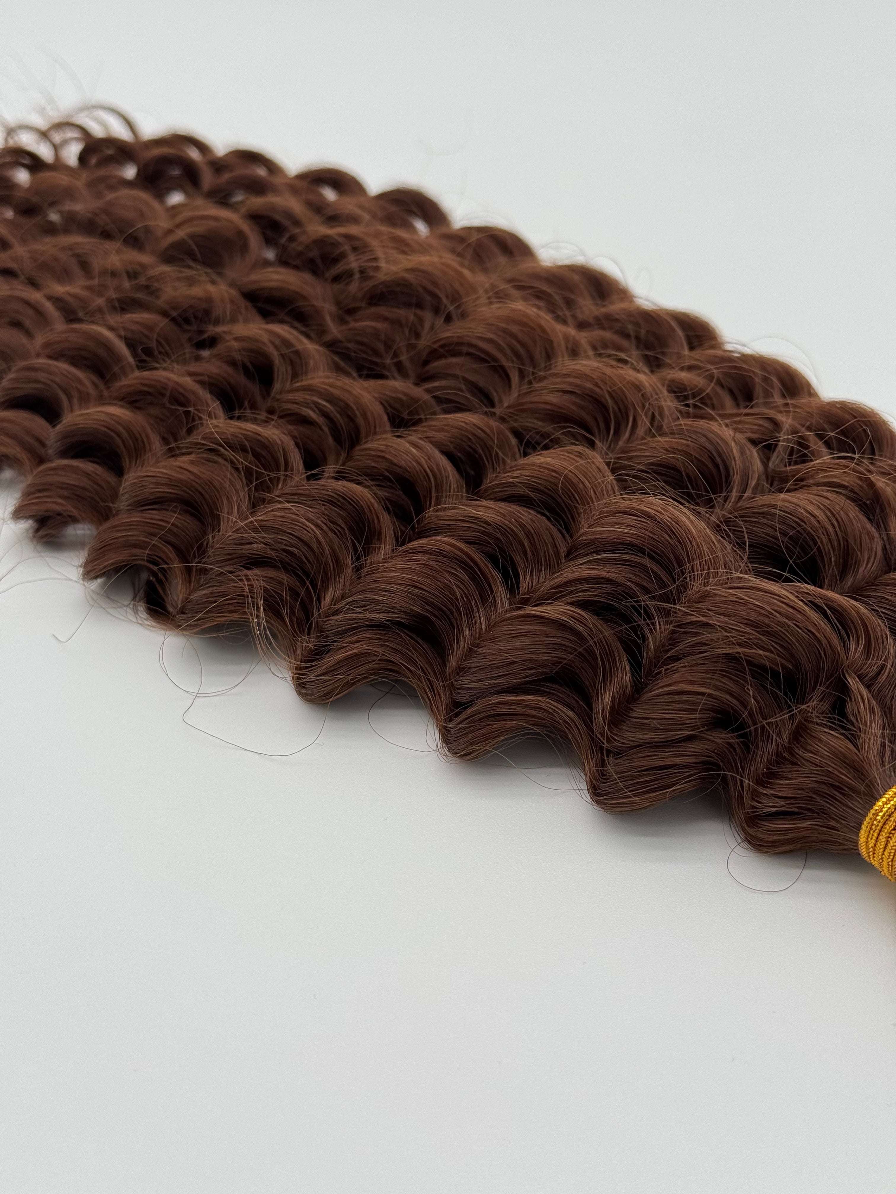 Deep Wave Bulk Hair – Extensions aus Synthetic Hair Premium Fiber Blend, M30/33