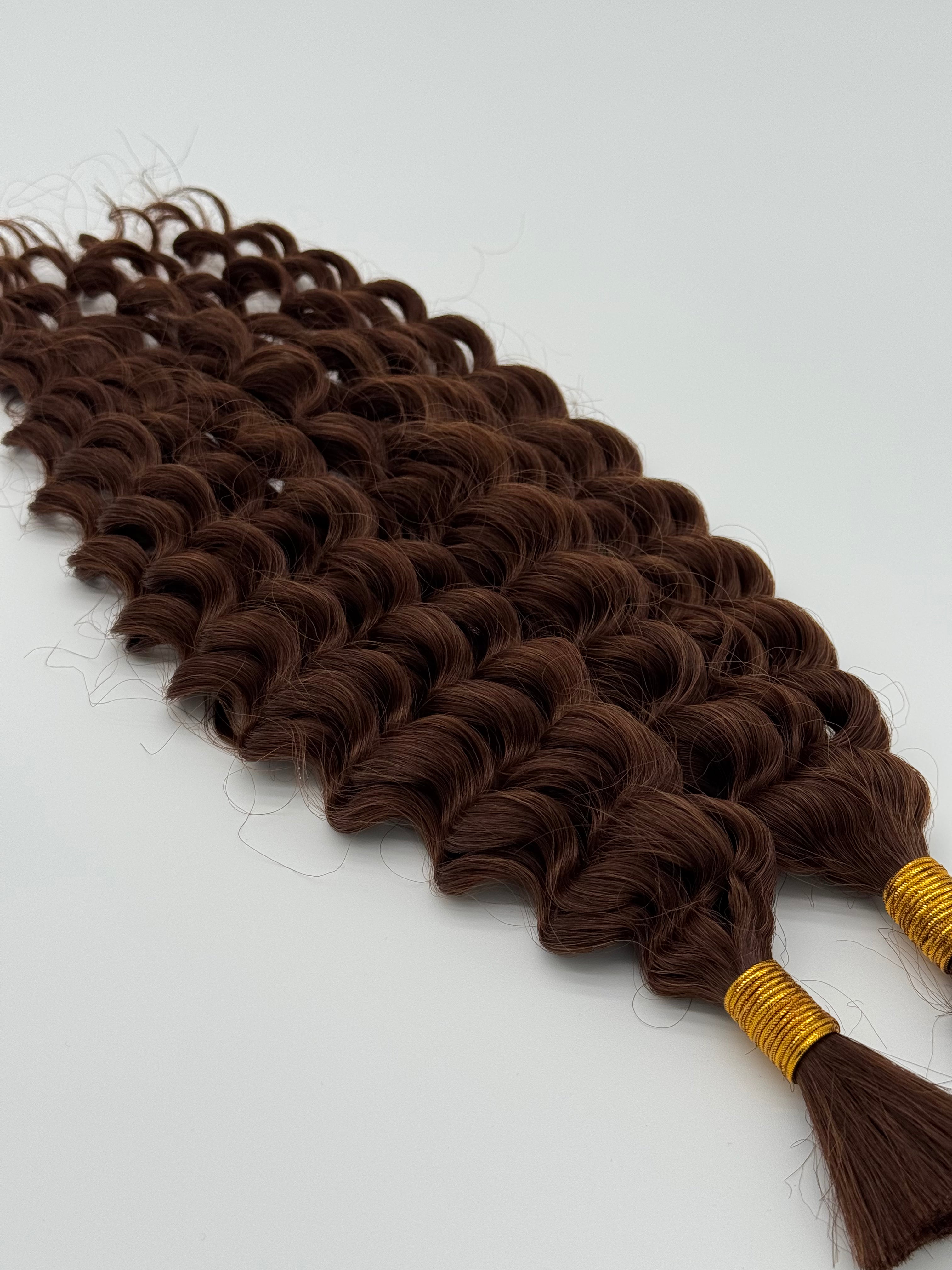Deep Wave Bulk Hair – Extensions aus Synthetic Hair Premium Fiber Blend, M30/33