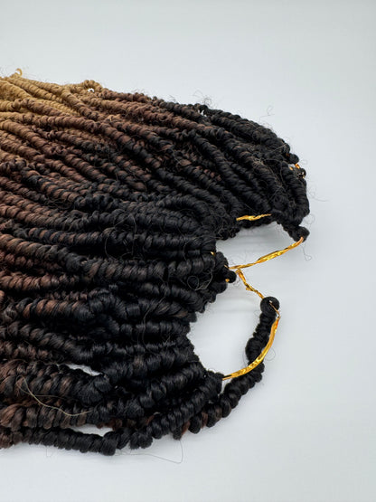 3x Bomb Twist – Antibakterielle Twist-Extensions für voluminöse Styles, Wiederverwendbar, 1B/4/27