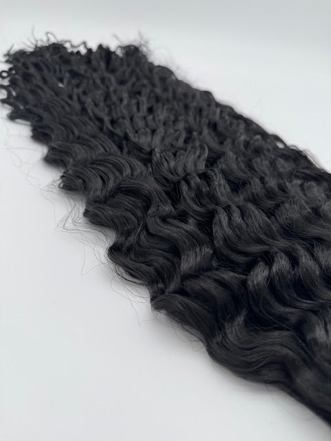 2 Stk. Ocean Wave Crochet Haare – Bio Protein Fiber, 1B
