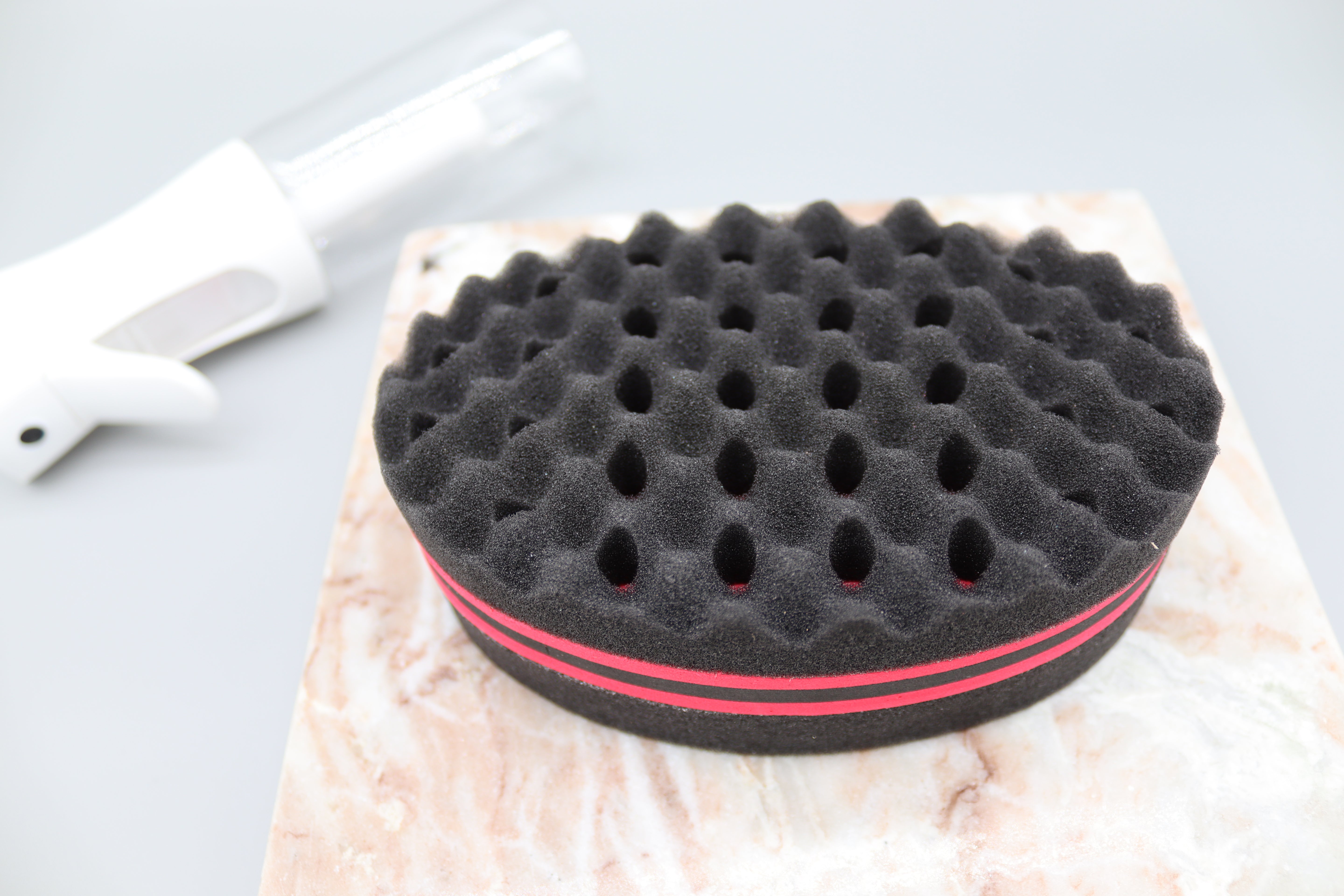 1 Stk. Haarschwammbürste – Afro Curl Schwamm & Handschuh für natürliche Locken