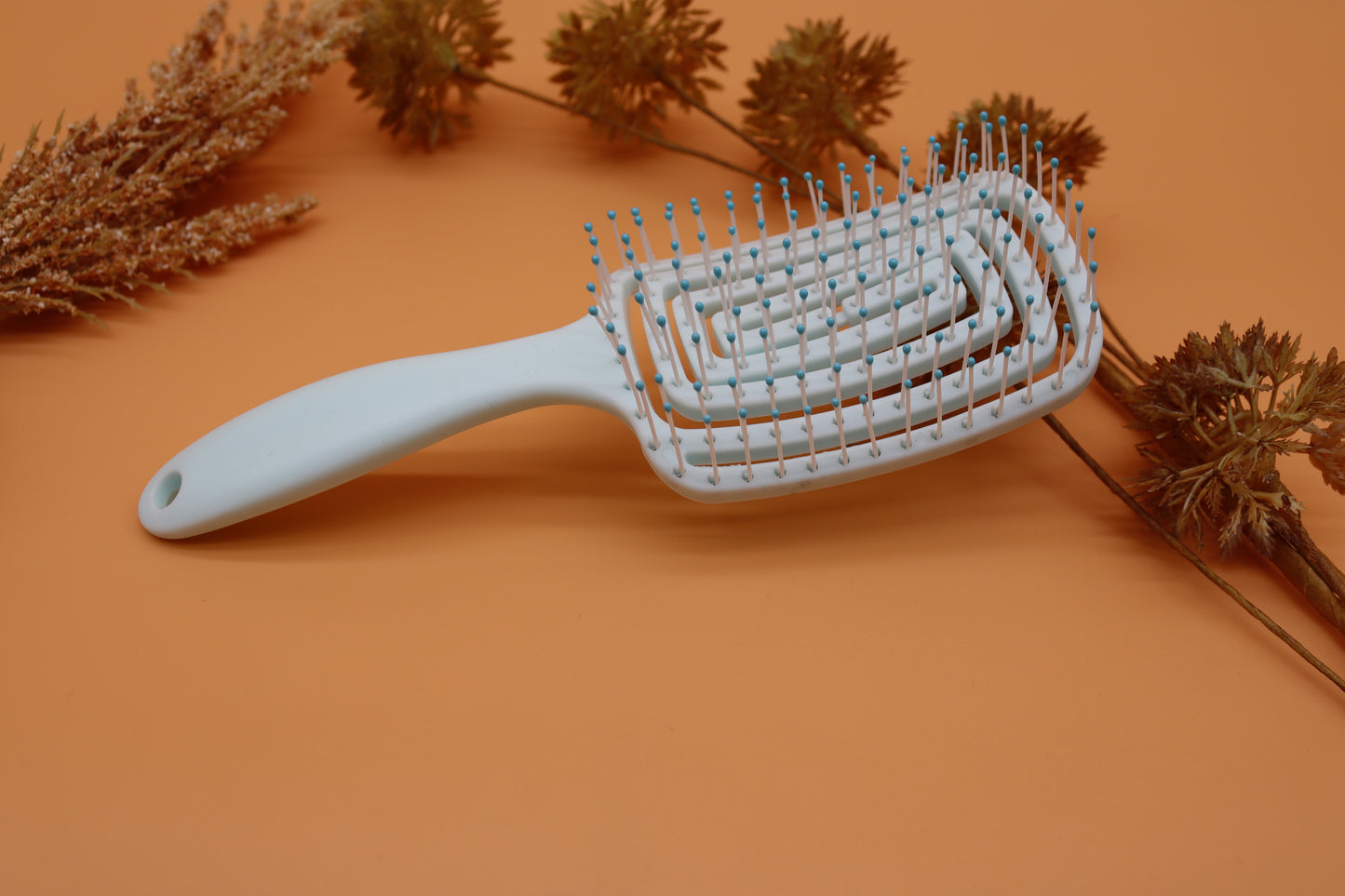 1 Stk. Haarbürste, Bürste mit Spiralfeder für Jeden Haartyp