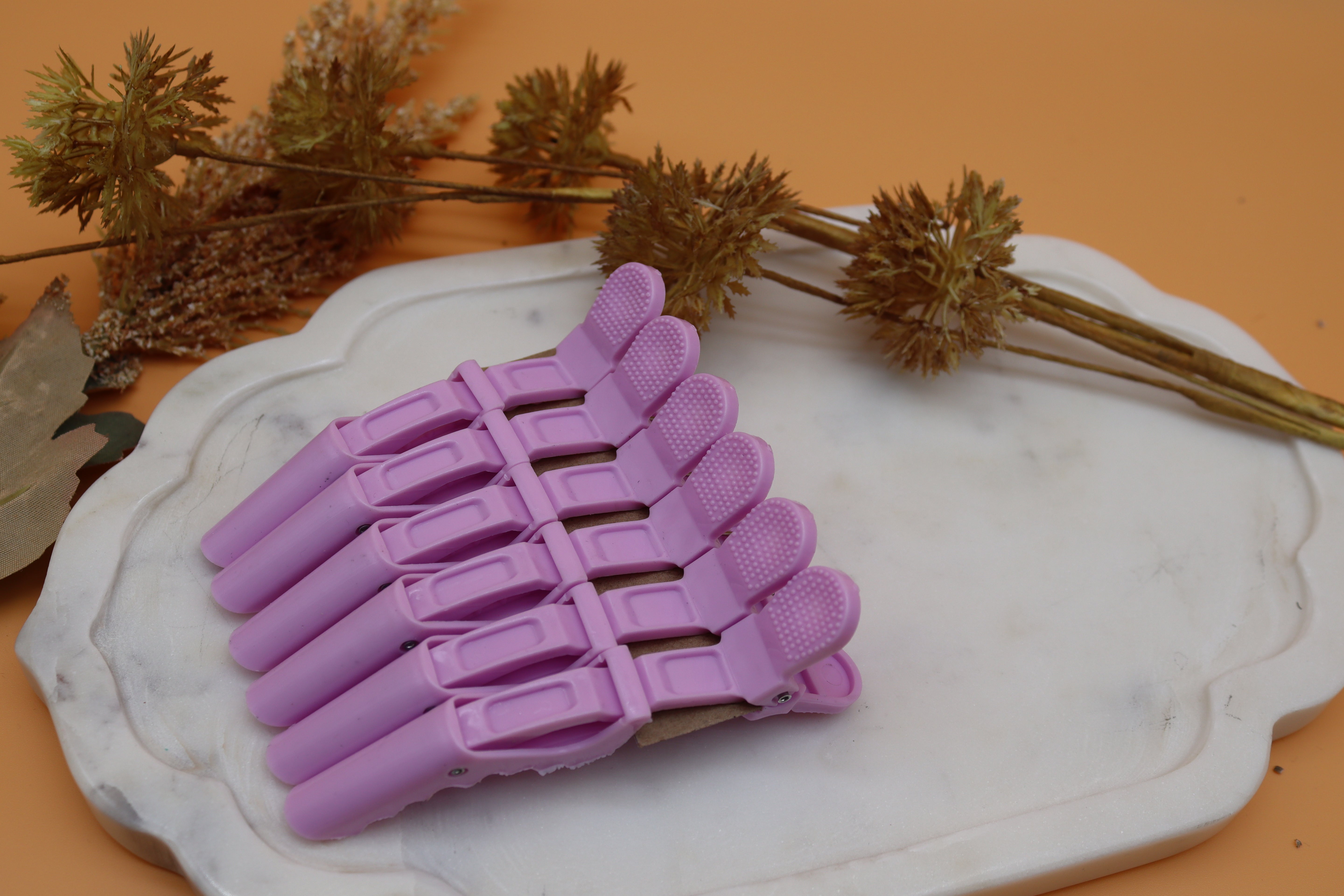 6 Stk. Krokodilklammern – Praktische Haarclips für Styling & Friseurarbeiten