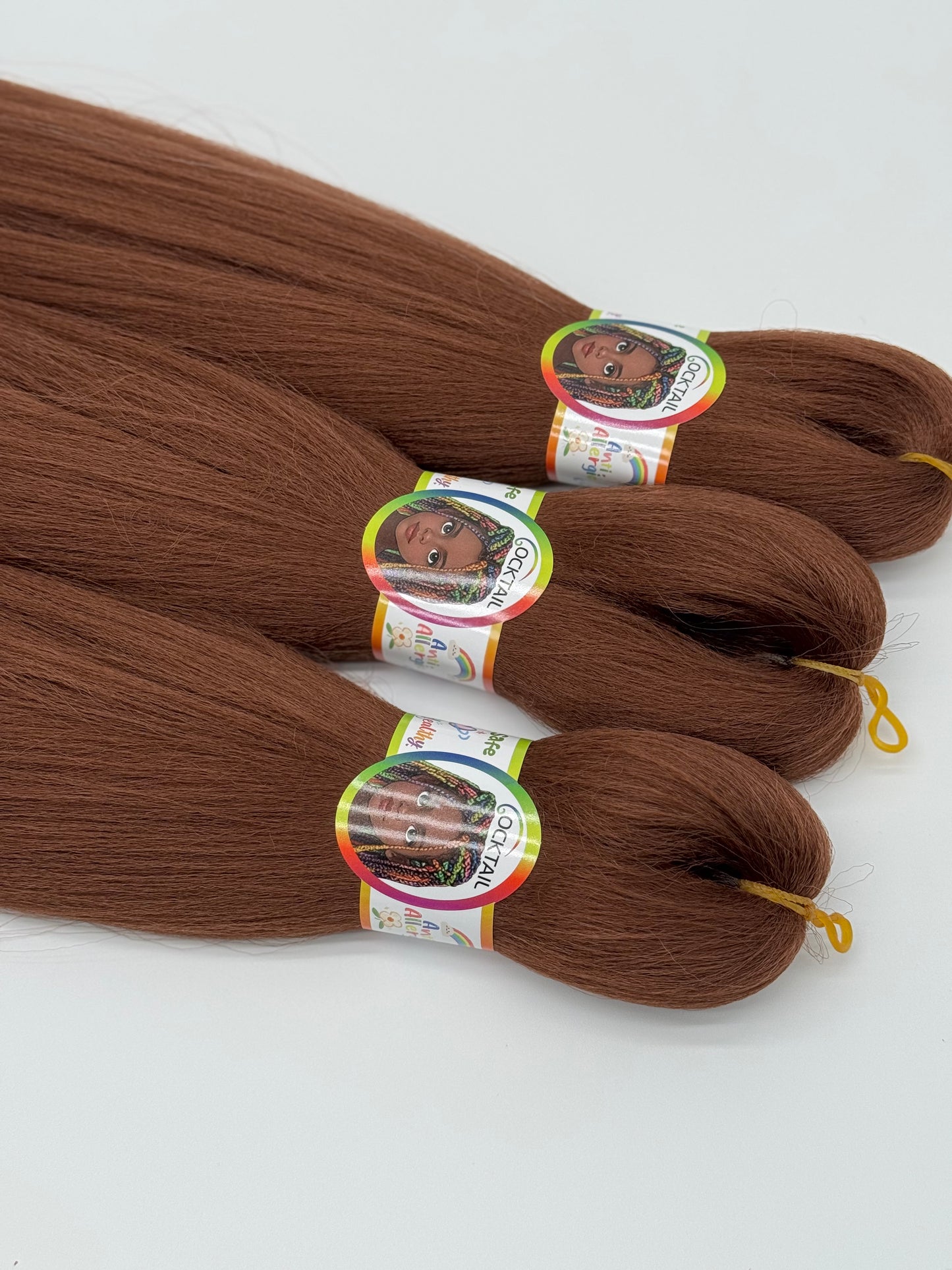 3x Pre-Stretched Premium Braids – Antibakterielle Flechthaarsträhnen, 1-25