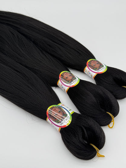 3x Pre-Stretched Premium Braids – Antibakterielle Flechthaarsträhnen, 1-18