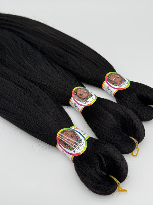 3x Pre-Stretched Premium Braids – Antibakterielle Flechthaarsträhnen, 1-18