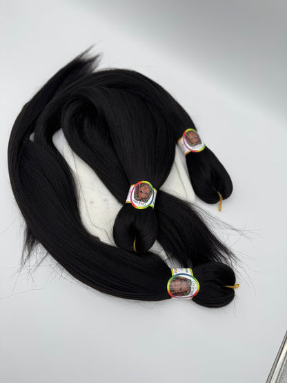 3x Pre-Stretched Premium Braids – Antibakterielle Flechthaarsträhnen, 1-18